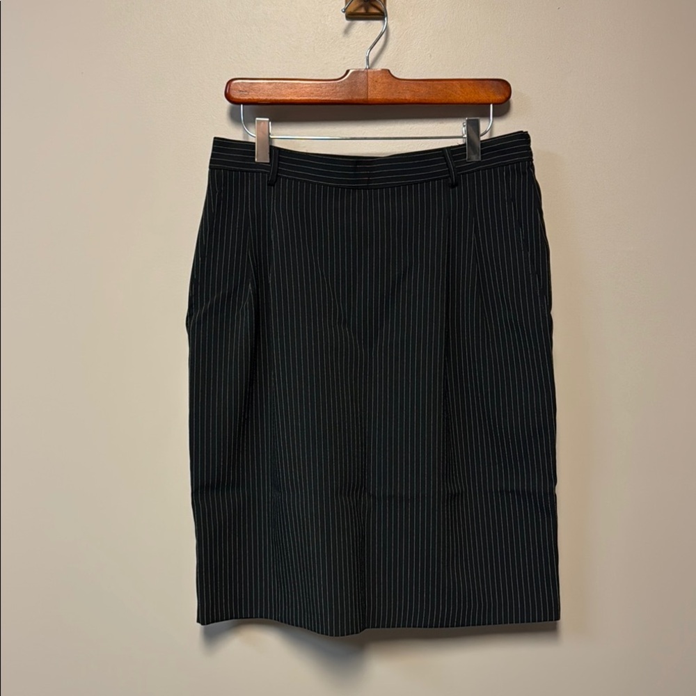 Bentley Pinstripe Pencil Skirt